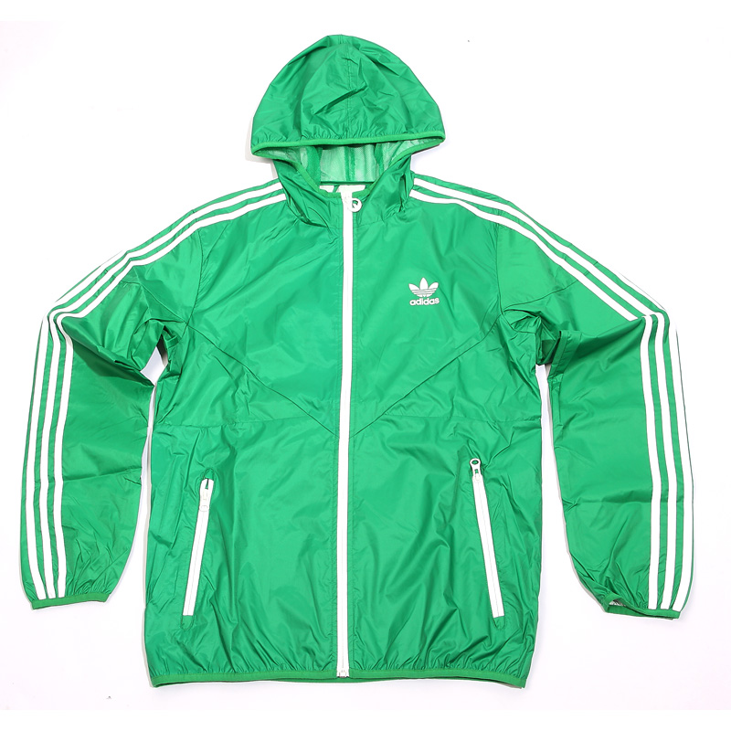Adidas Mens Herren Windbreaker Colorado Green O57641 Hoody