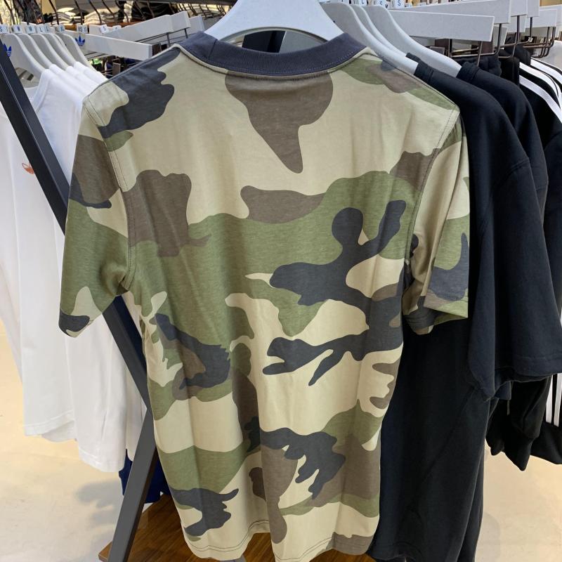 Adidas Camouflage Trefoil Tees DV2067 Camo SS Tees