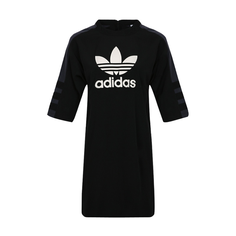 Adidas Originals Trefoil Tees Drees DP8593 Black Skirt