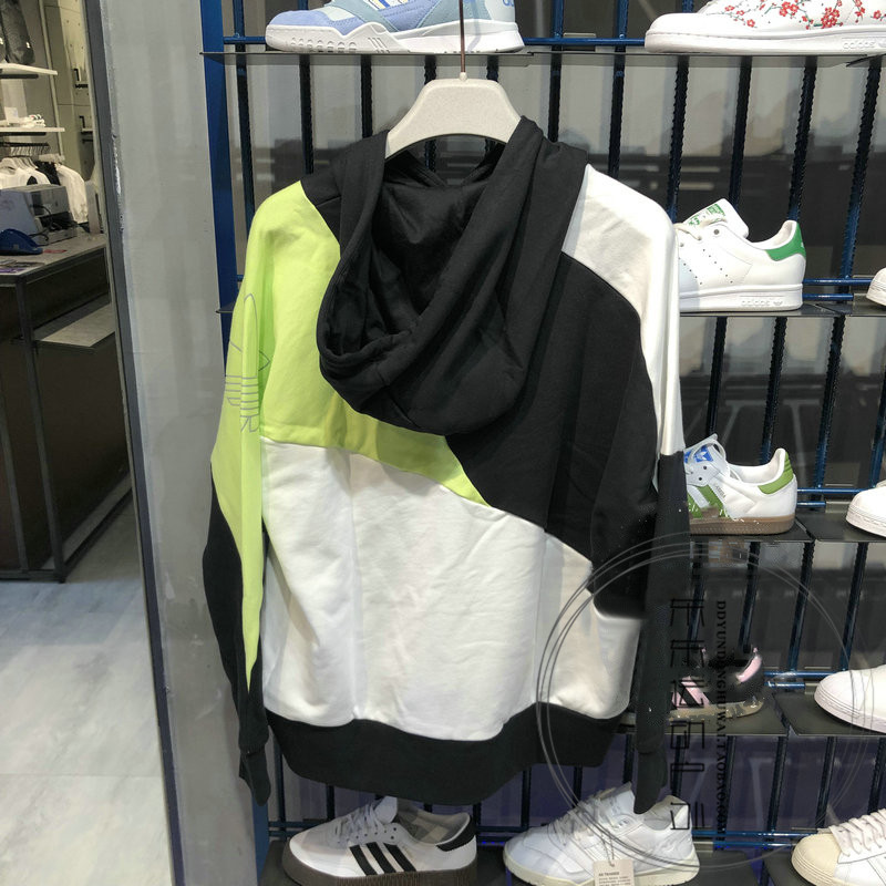 Adidas Originals Womens Colorblock Hoodie FR0557 Black Foot Locker Hoody