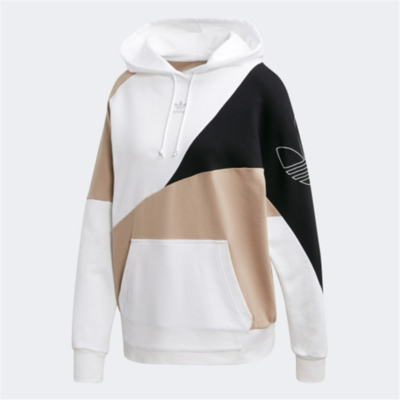 Adidas Originals Womens Colorblock Hoodie FR0558 Brown Foot Locker Hoody