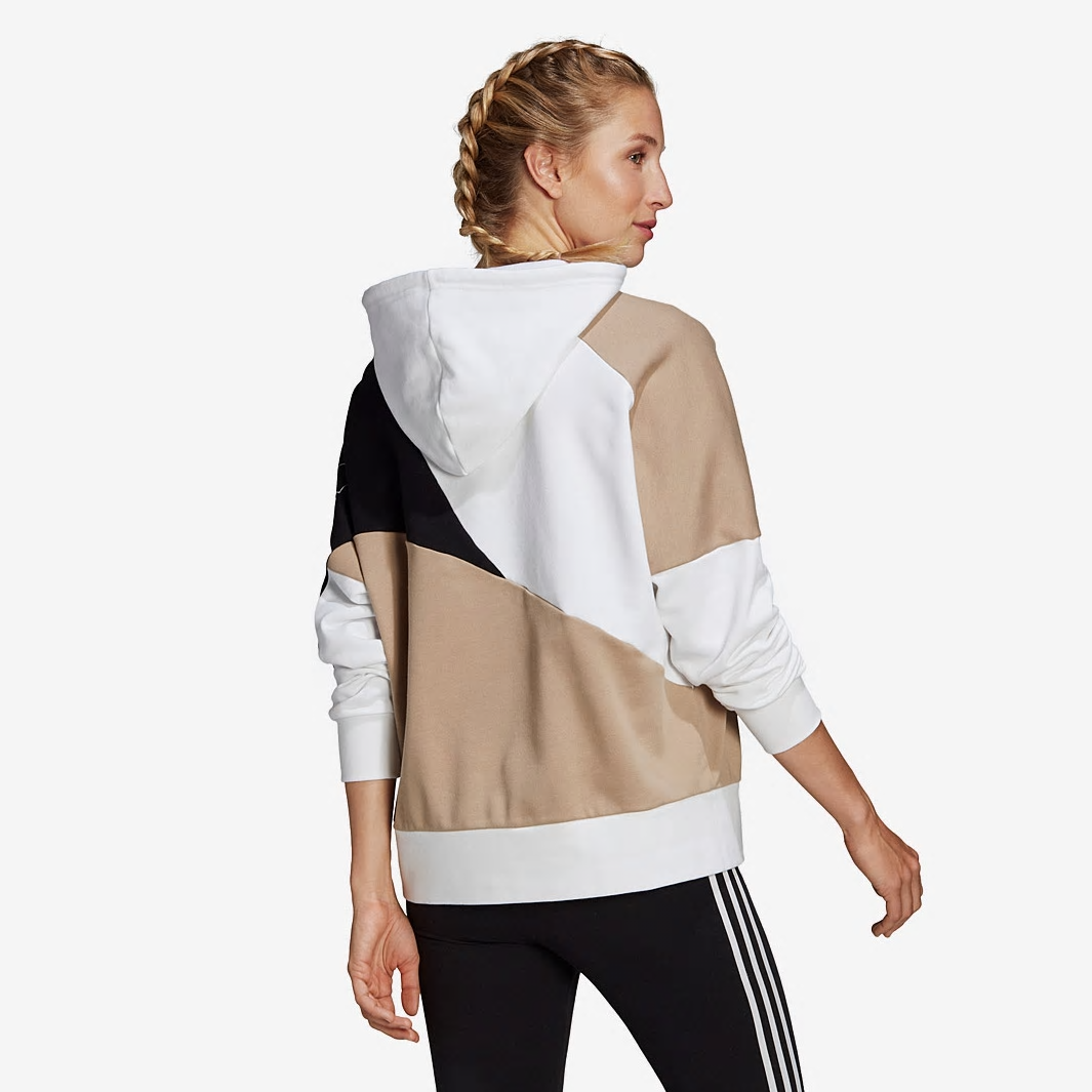 Adidas Originals Womens Colorblock Hoodie FR0558 Brown Foot Locker Hoody