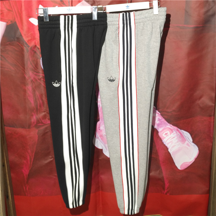 Adidas Original Mixed Hoodie Tracksuit ED6239 Sweatershirt With Pants ED6255 Black Jogger Pants Grey ED6258 Grey Pants