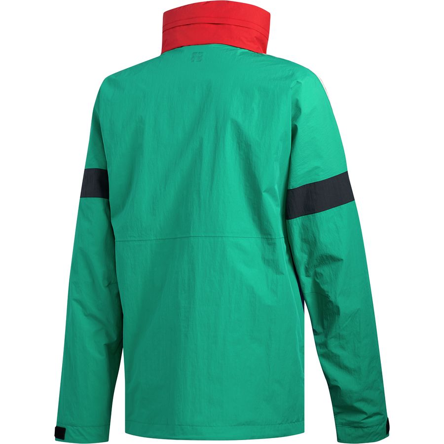 Adidas BB Snowbreaker Jacket Green DW4000 Snowboarding Windbreak Hoody