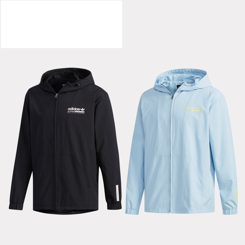 Adidas Original Windbreak Kaval JACKET DX4236 DX4237 Hoody 2 Color Blue/Black