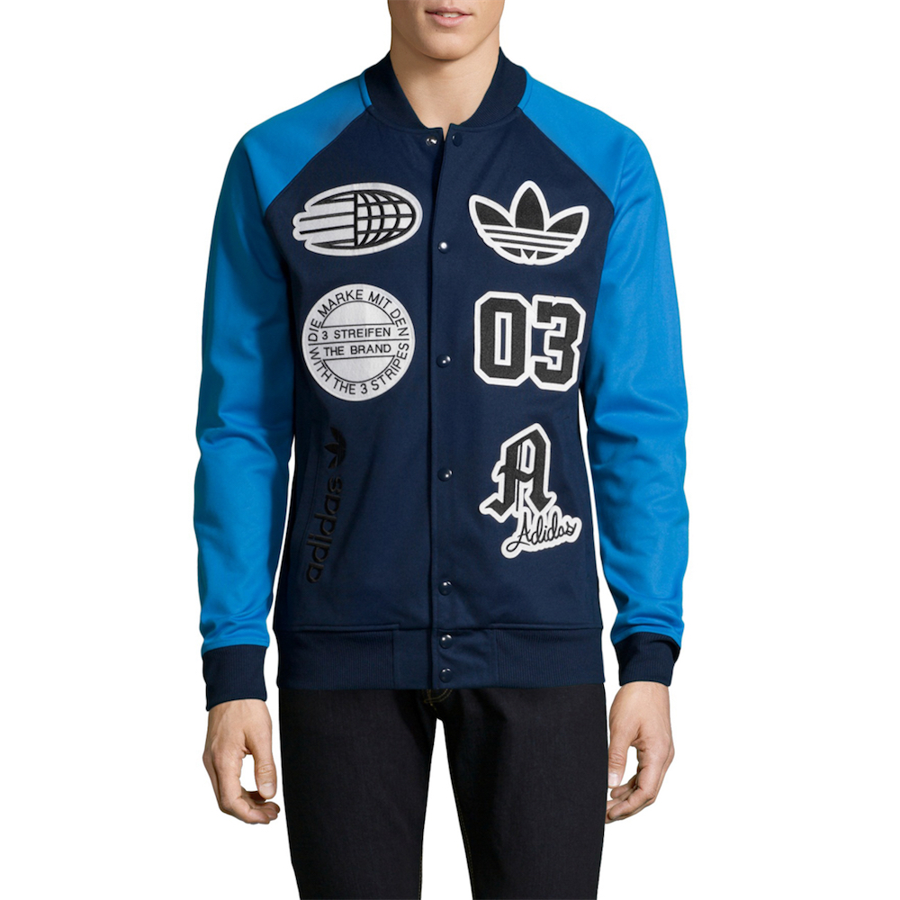 Adidas Logo Truck Top Stadium Jacket S27486 Blue Jacket