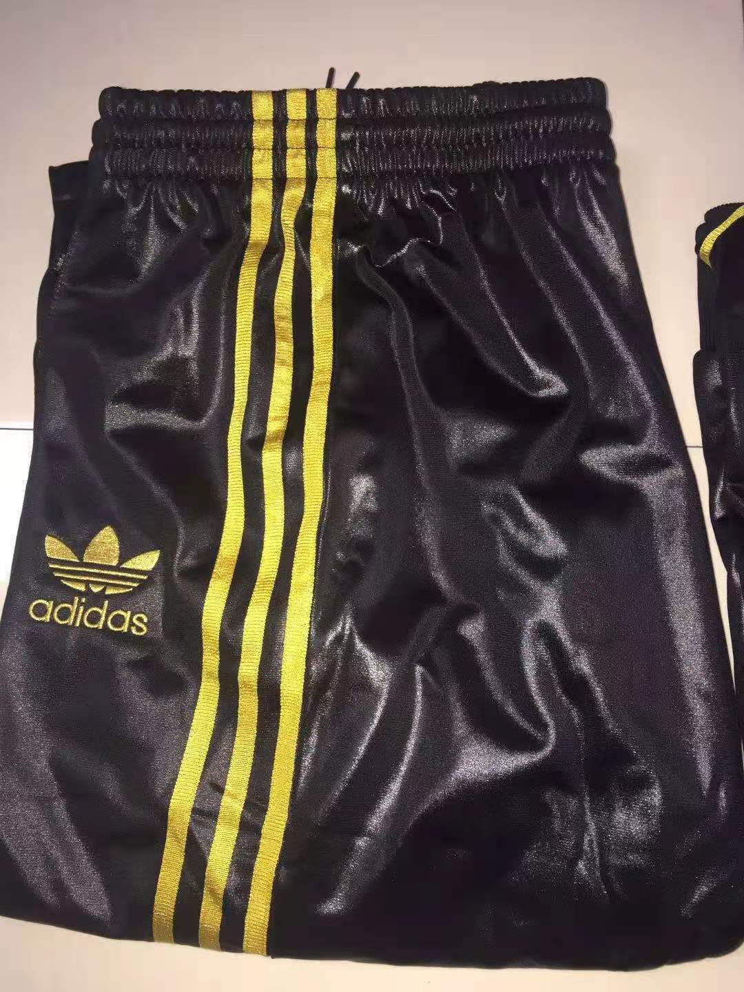 Adidas Chile 62 Rare Tracksuit Jacket Wetlook Shiny Black/Gold Suit
