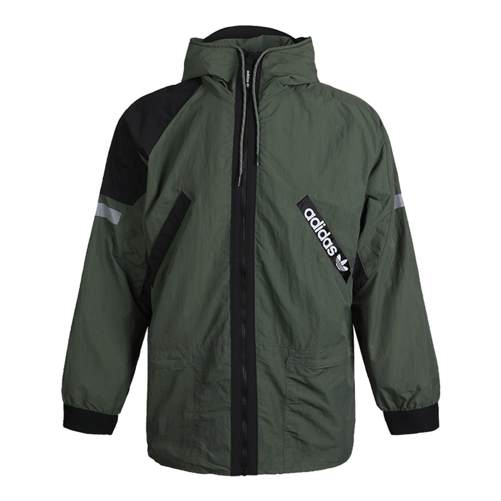 Original Adidas Adventure Windbreker Green Hoody GD5587 Base Green ADV Zip Jacket