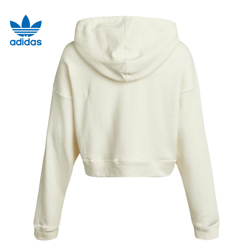 Adidas Original Adicolor Essentials Hoodie GP3495 Organic Cotton Cropped Hoody