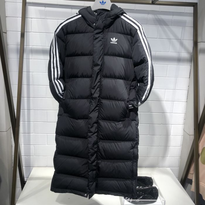 Adidas Originals Mens Long Down Coat HI4658/HI4659 Two Colors White/Black Down Jacket