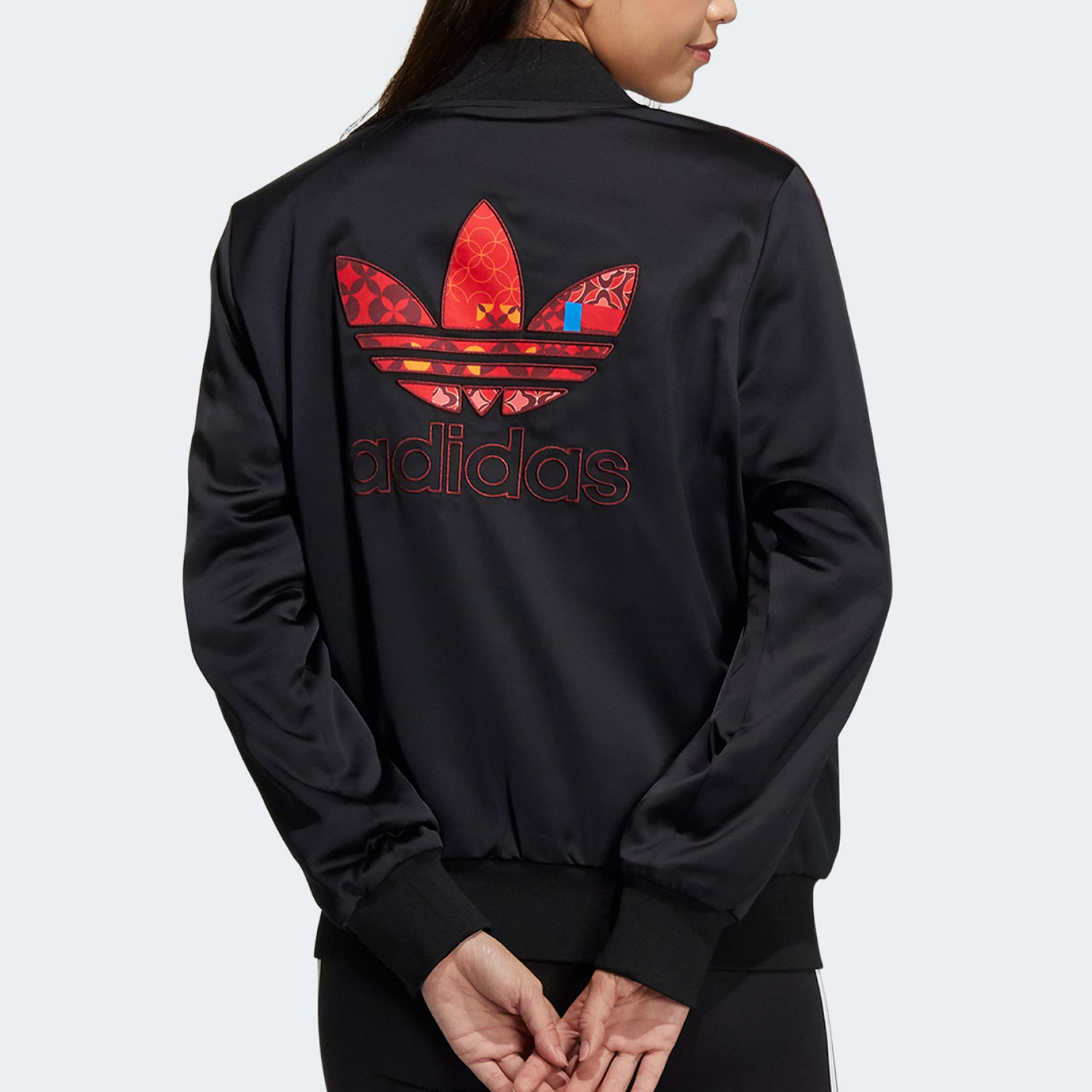 Adidas Original Womens Lunar New Yeaer Bomber Jacket HD0326 Winter Coat