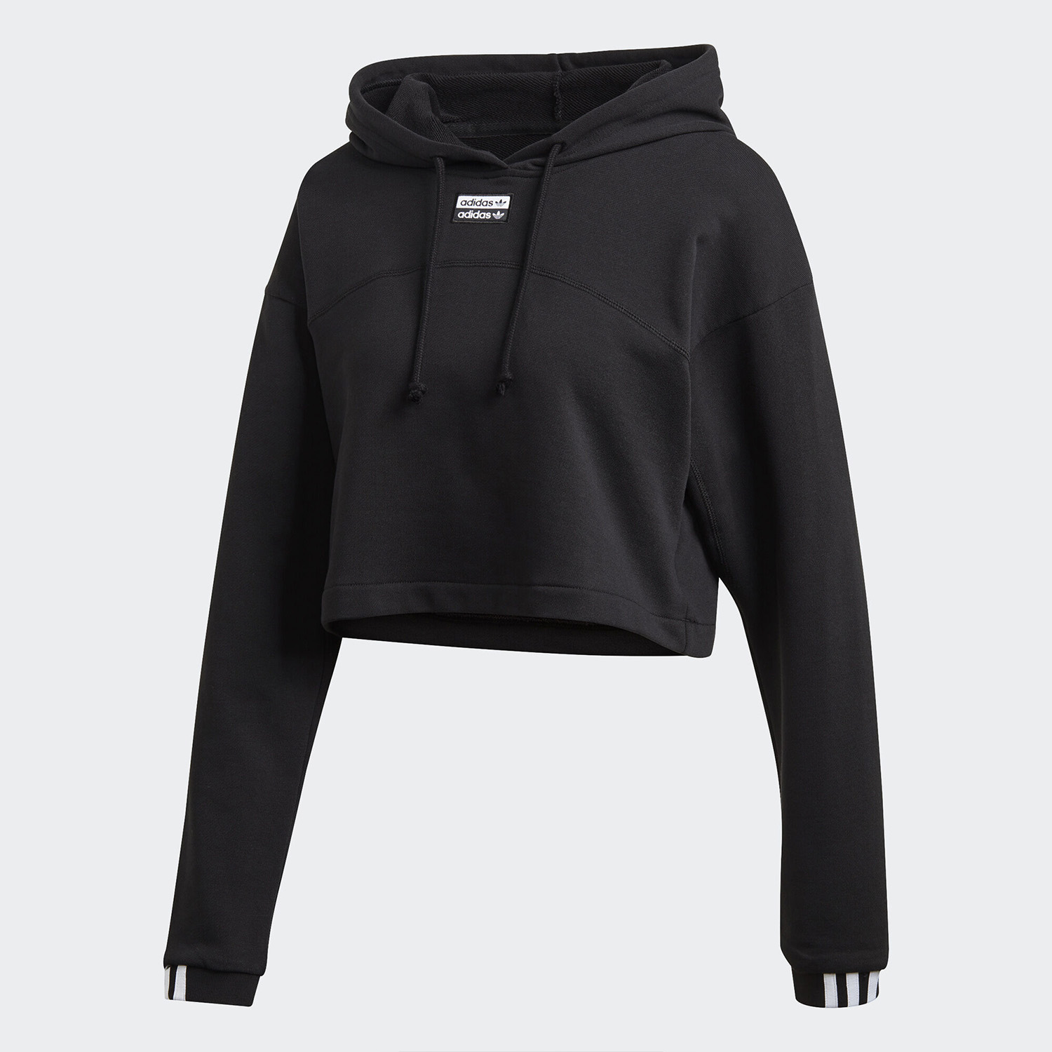 Adidas Womens R.Y.V. Womens GD3090 Sweatshirts Cropped Hoodie