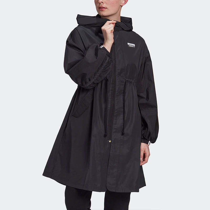 Adidas RYV Windbreak GJ8276 Black Long Jacket GQ2501 White Hoody