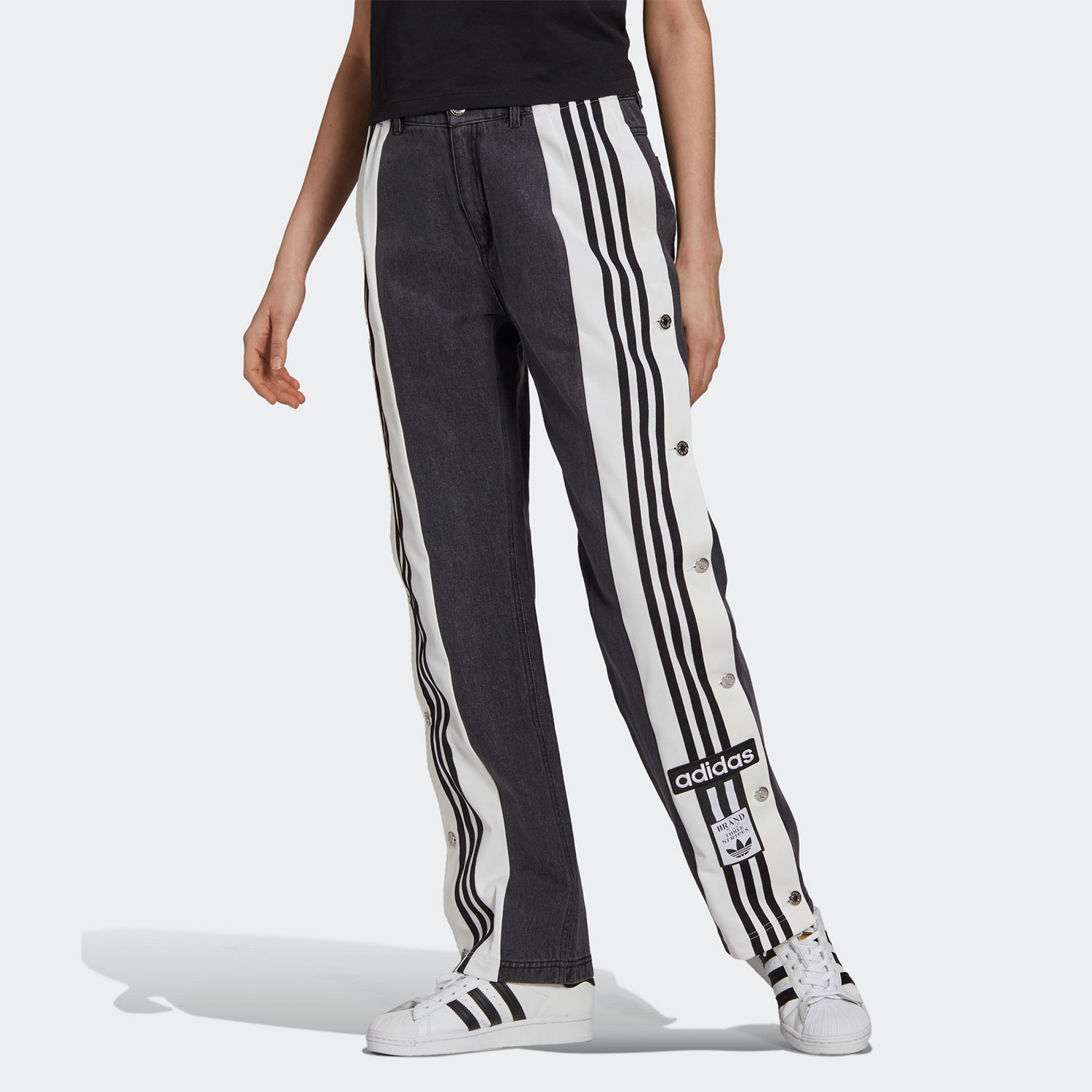 adidas Originals x Dry Clean Only Denim Jacket H59026 Full Jeans Suits Only Denim Adibreak Pants H59019