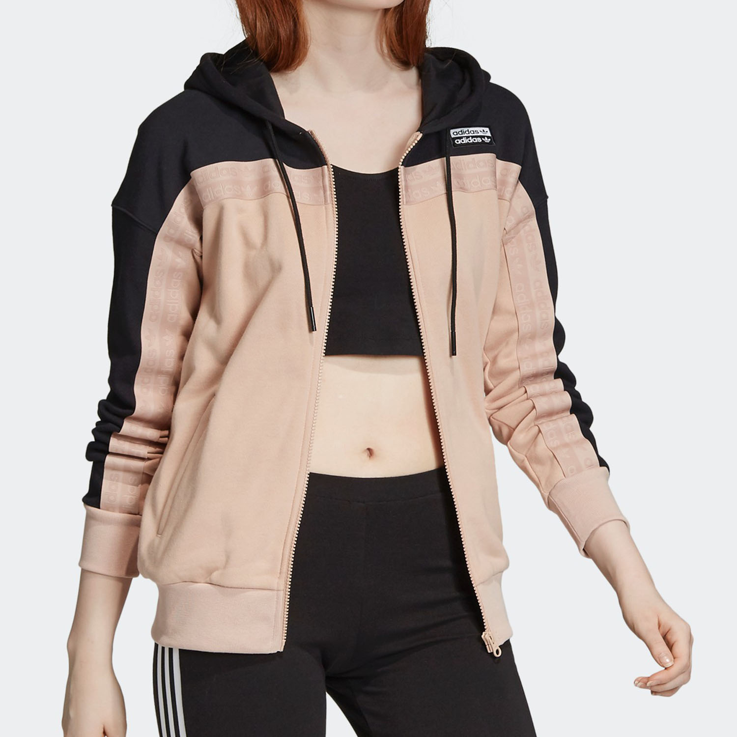 Adidas TT Hooded FI1479 Ape Women Jogger Jacket
