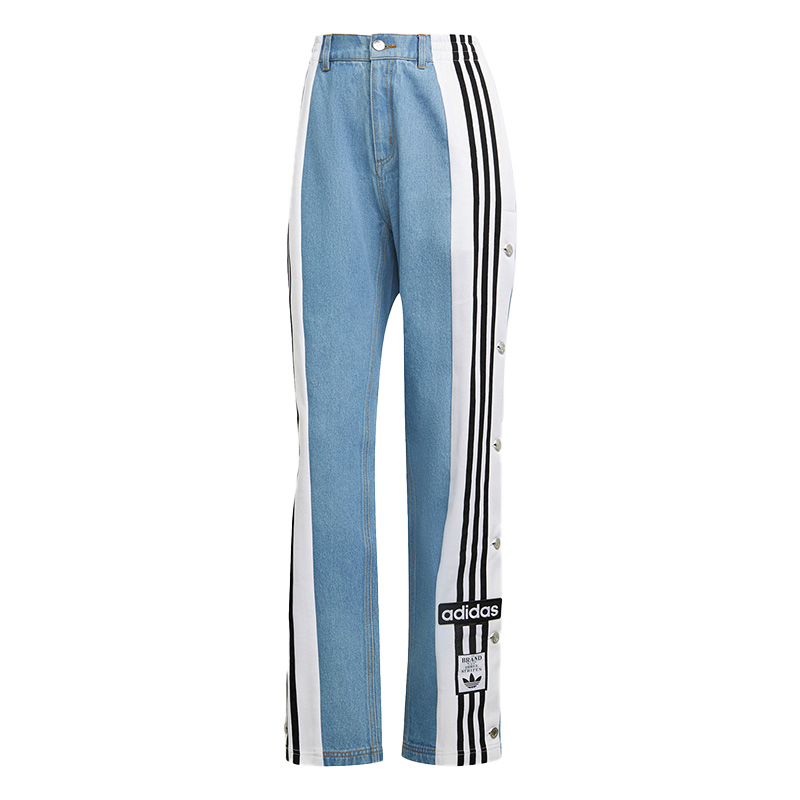 adidas x Dry Clean Only Women's Denim Adibreak Blue H59020 Adibreak Jeans Pants