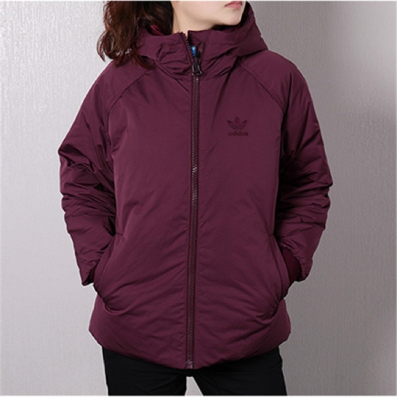 Adidas Superstar Down Jacket Red DH4571 Women Winter SST Down Coat