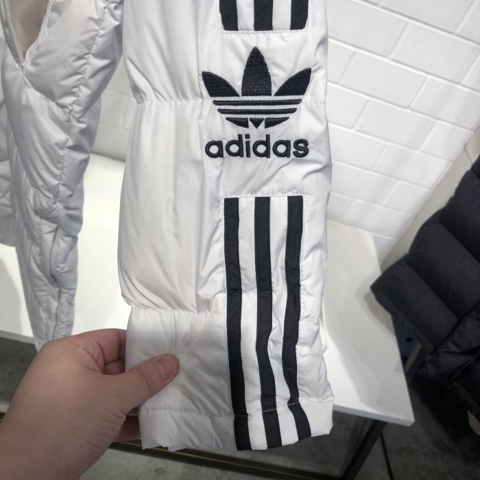 Adidas Superstar Mens Down Jacket White FL0008 Mens Winter SST Down Long Coat