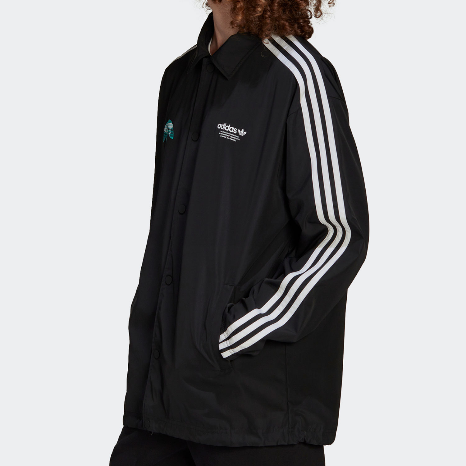 Adidas Originals Sports Long Sleeves Jacket Black HF4895 Track Top