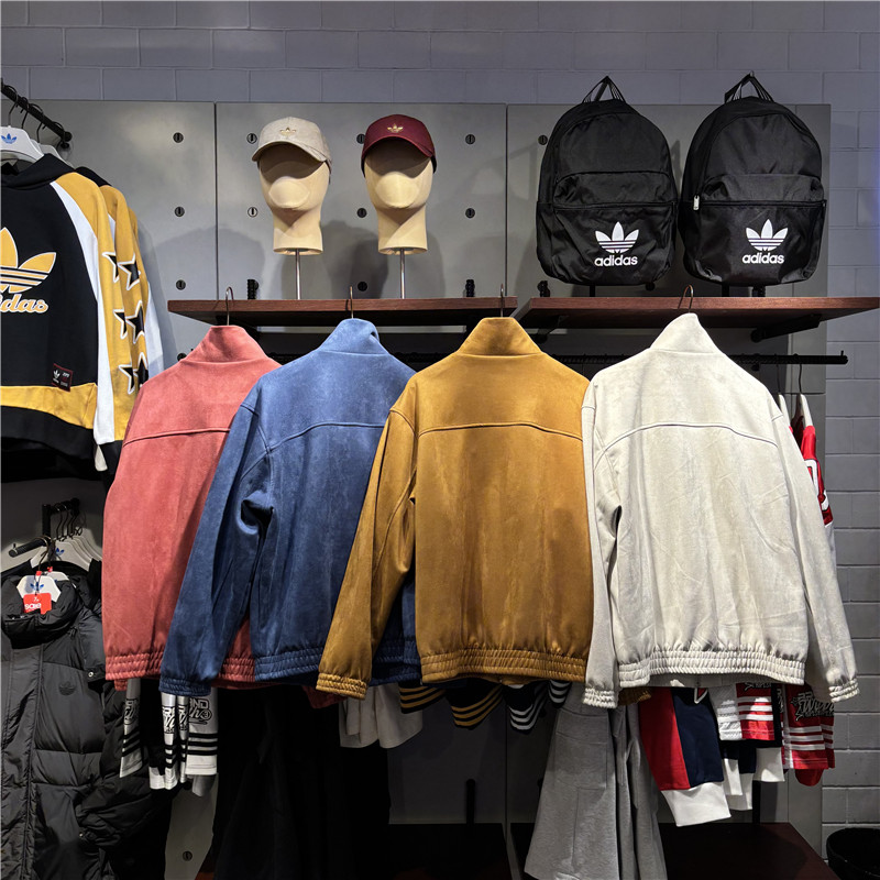 Adidas Originals Year Of The Snake JY8276 Mens/Womens Versatile Suede Jacket